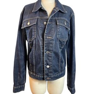 Banana Republic Classic Denim Trucker Jacket Indigo Wash